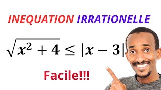 Inéquation irrationnelle explication simple  techniques et astuces [upl. by Qooraf]