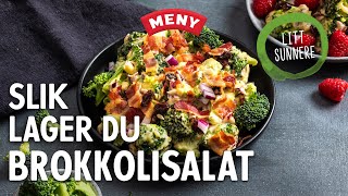 Slik lager du brokkolisalat [upl. by Fredia]