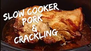 How to cook slow cooker Roast Pork in a Crockpot with Crispy Crackling [upl. by Biggs846]