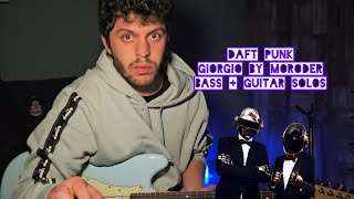 Daft Punk Giorgio by Moroder Bass amp Guitar Solos [upl. by Lawton]