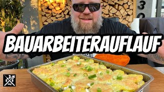 Hackfleisch Auflauf für Bauarbeiter  030 BBQ [upl. by Eseilana503]