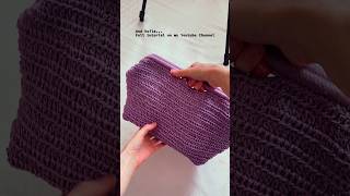 Crochet a Luxury Raffia Bag With Just 1 Square shortscrochet easycrochet raffiabag [upl. by Odla399]