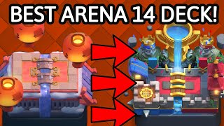 UPDATED BEST DECK FOR ARENA 14 SERENITY PEAK IN CLASH ROYALE 93 WIN RATE NO SKILL DECK [upl. by Tima]