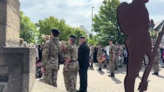 Coalville DDay 80th Anniversary Ceremony June 2024 [upl. by Assiralc176]