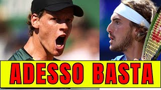 SCANDALO IN CAMPO SINNER vs TSITSIPAS  E Rivolta Ecco cosa è accaduto [upl. by Maximo]