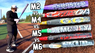 Which MONSTA bat is best M6 vs M5 vs M4 vs M2  ASAUSA Slowpitch Softball Bat Review [upl. by Oecam502]