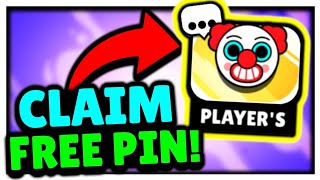 How To Get THE CLOWN PIN  Free Brawl Stars Pin [upl. by Simson]