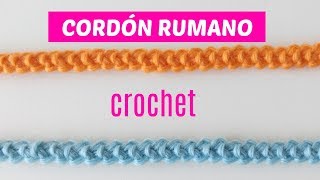 Cordón rumano crochet [upl. by Sevik962]