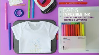 Como usar los marcadores de cricut infusible ink para TRANSFERIR DIBUJOS A TELA [upl. by Einatsed]