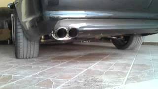 BMW E46 330ci M54 EXHAUST SOUNDCOLD START CUSTOM XPIPE amp REAR SILENCER [upl. by Ahtelrac]