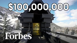 Inside a 100 Million Colorado Mountain Home With Private Ski Access  Forbes [upl. by Sax]