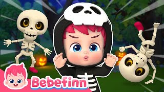 ☠️ Chumbala Cachumbala Bebefinn Skeleton DanceㅣEP142ㅣHalloween Songs for Kids [upl. by Elexa860]