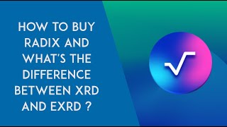 How to buy radix and whats the difference between XRD and EXRD [upl. by Nibot]