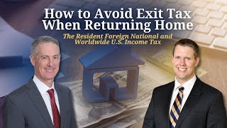 How to Avoid Exit Tax When Returning Home [upl. by Ellerol]