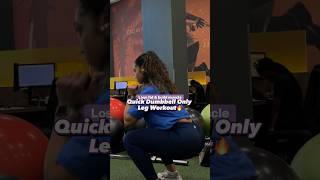 Dumbbell Only Workout to Lose Fat amp Build Muscle💪🏽 womensfitness dumbbellworkout legday [upl. by Tisbe]