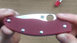 Spyderco UKPK Heinnie Haynes first impressions amp disassembly [upl. by Keram]