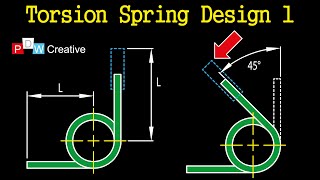 Torsion Spring Design 1 [upl. by Abil228]