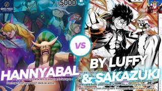 OP06EB01 Hannyabal vs BY Luffy amp Sakazuki  Deck Breakdown amp Gameplay On Hannyabal  OPCG [upl. by Leugimsiul]