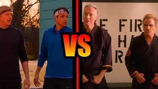 Daniel amp Johnny VS Kreese amp Silver cobrakai karatekid martialarts [upl. by Elgna]