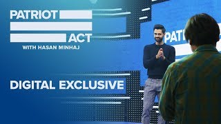 Hasan Responds Does Patriot Act Use A Laugh Track  Patriot Act with Hasan Minhaj  Netflix [upl. by Sandor]