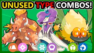 NEW Pokemon with UNUSED Type Combos [upl. by Ozzy188]