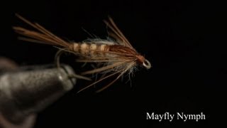 How to tie a Mayfly Nymph from Fishtec [upl. by Jamel972]