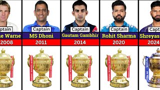 IPL All Winning Captains 20082024 [upl. by Clarance306]