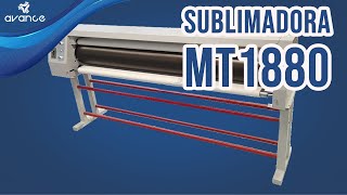 Sublimadora MT1880 para transferencia en telas de 150 m de ancho [upl. by Idleman]