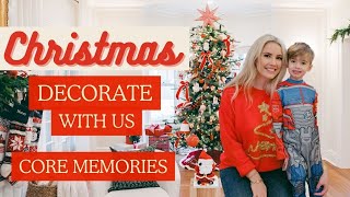 Decorate For Christmas With Us  Very Cozy Christmas Core Memories [upl. by Tterb610]