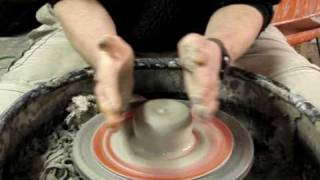 Instructional Pottery Demo small pot step by step basics [upl. by Kermie]