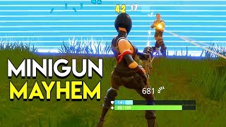 MINIGUN MAYHEM  Fortnite Battle Royale [upl. by Llemart768]