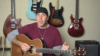 Acoustic guitar lesson add licks to strum patterns combine parts song technique on Taylor GS5 [upl. by Alexis]