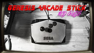 Sega Genesis Pad Hack Arcade Stick  ARCADE STICK MODS [upl. by Camroc]