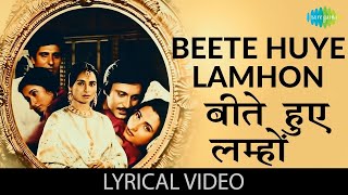 Beete Huye Lamho  Lyrics  Mahendra Kapoor  Nikaah  Raj Babbar  Salma Agha  Old Hindi Song [upl. by Lucho644]