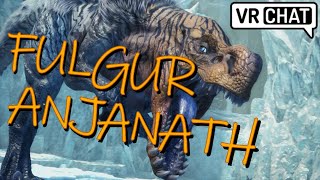 Fulgur Anjanath Showcase VRChat Avatar [upl. by Atipul]