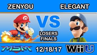 MSM 126  eM  Zenyou Mario Vs BSD  Elegant Luigi Losers Finals [upl. by Harding]