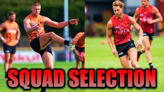 Essendon 26 Man Squad Vs Geelong [upl. by Alansen936]