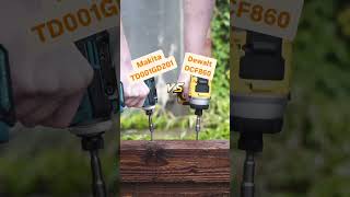 makita TD001GD201 vs dewalttoolsuk DCF860 powertools makita dewalt toolstoreuk [upl. by Binetta]