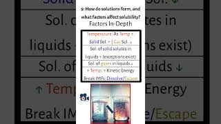 How Temperature Pressure amp Surface Area Affect Solubility In Chemistry [upl. by Onitsirc311]