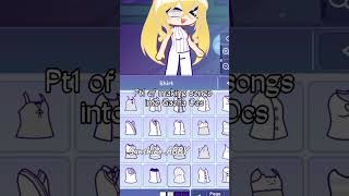 Pt1 of making songs into gacha ocs ❤️GachaGacha life 2 [upl. by Nimrac]