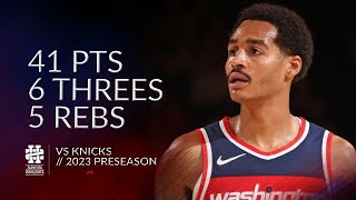 Jordan Poole 41 pts 6 threes 5 rebs vs Knicks 2023 Preseason [upl. by Yniffit]