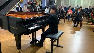 Cameron Liu and Lochlan McBride piano  Forsyths Recital 101221 [upl. by Winnifred]