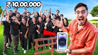 ₹1000000 Challenge With Educators amp 6 iPhone 15 GIVEAWAYS📱 6 आई फ़ोन जीतने का मौका🤑 [upl. by Aihpos54]