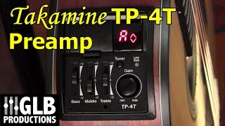 Takamine TP4T acoustic guitar preamp review and user guide [upl. by Caldeira]