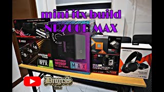 Cooler master NR200p MAX itx build with Asus B650ei and the Ryzen 7 7800x3d [upl. by Huntlee]