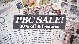 PLANNER BOSS COLLECTIVE SALE  New Releases amp Freebies  Plannerface [upl. by Nylia]