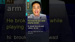 arm  A1  How to pronounce arm  Phát âm từ arm  Thắng Phạm họctừvựngtiếnganh [upl. by Socram]