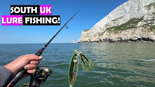 South UK Lure Fishing Bass CATCH and COOK [upl. by Noseaj181]