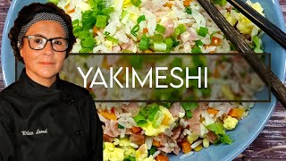 Yakimeshi  o arroz frito japonês [upl. by Naejarual29]