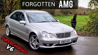 The FORGOTTEN AMG Mercedes Benz C32 FULL Feature Supercharged V6 [upl. by Driskill265]